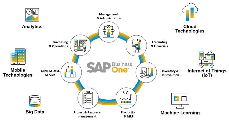 Giao diện phần mềm kế toán SAP ERP