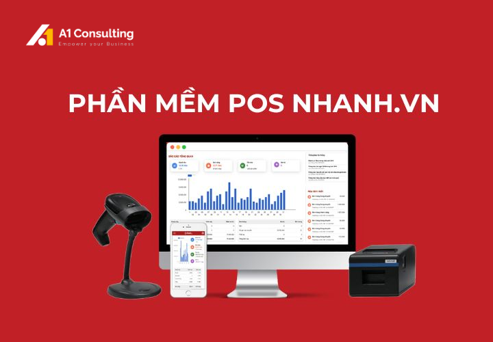 Giao diện phần mềm quản lý chuỗi cửa hàng Nhanh.vn