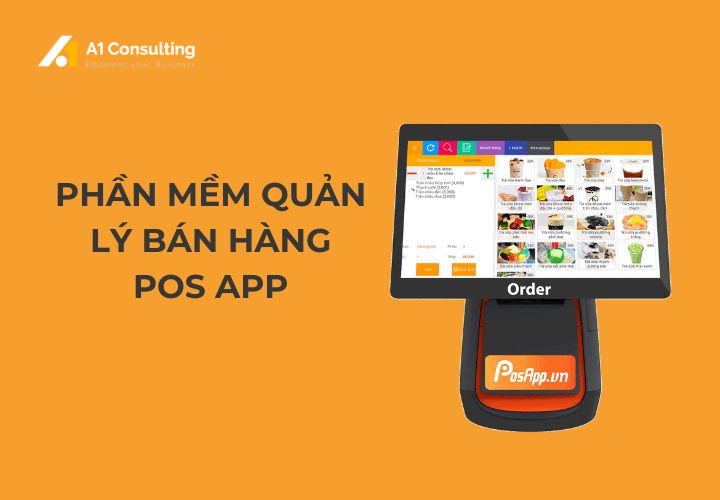 Giao diện phần mềm POS App