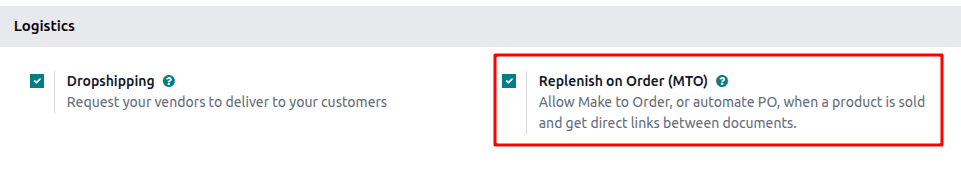 Quy trình Make To Order (MTO) đơn giản , dễ dùng