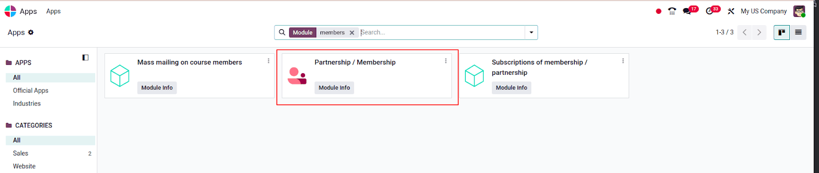 ứng dụng Members đổi tên thành Partnerships / Memberships