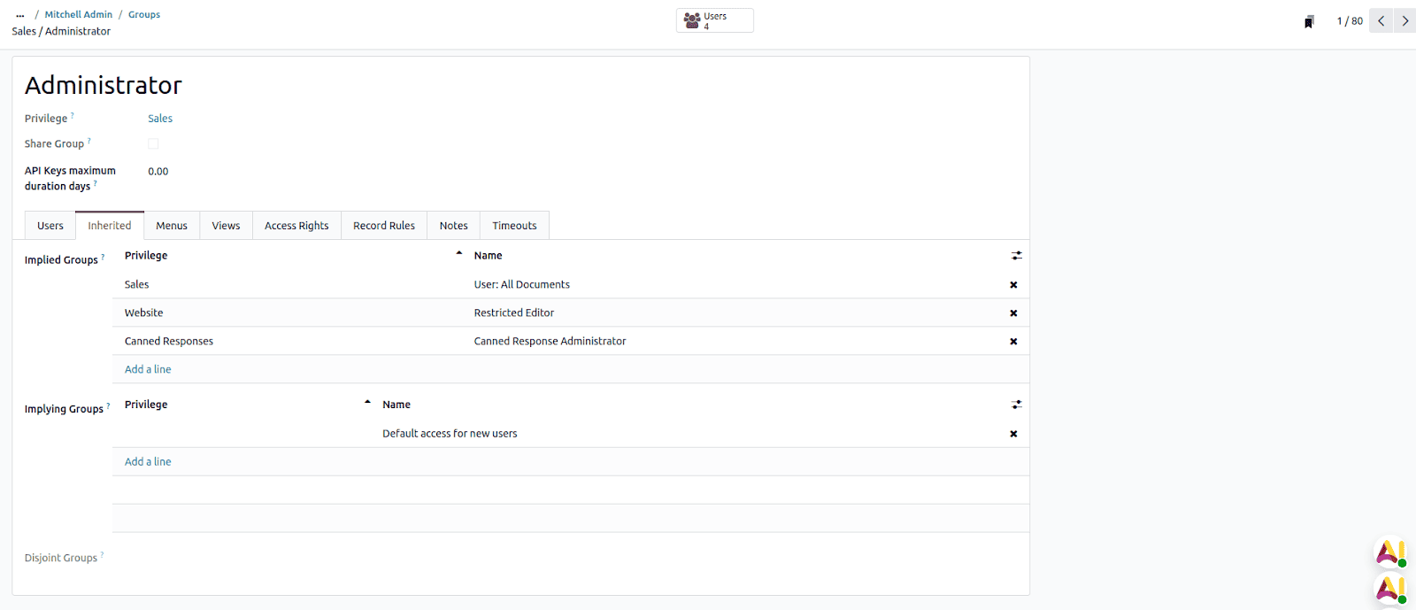 Tính năng quản lý quyền truy cập cải thiện giúp kiểm soát tốt hơn