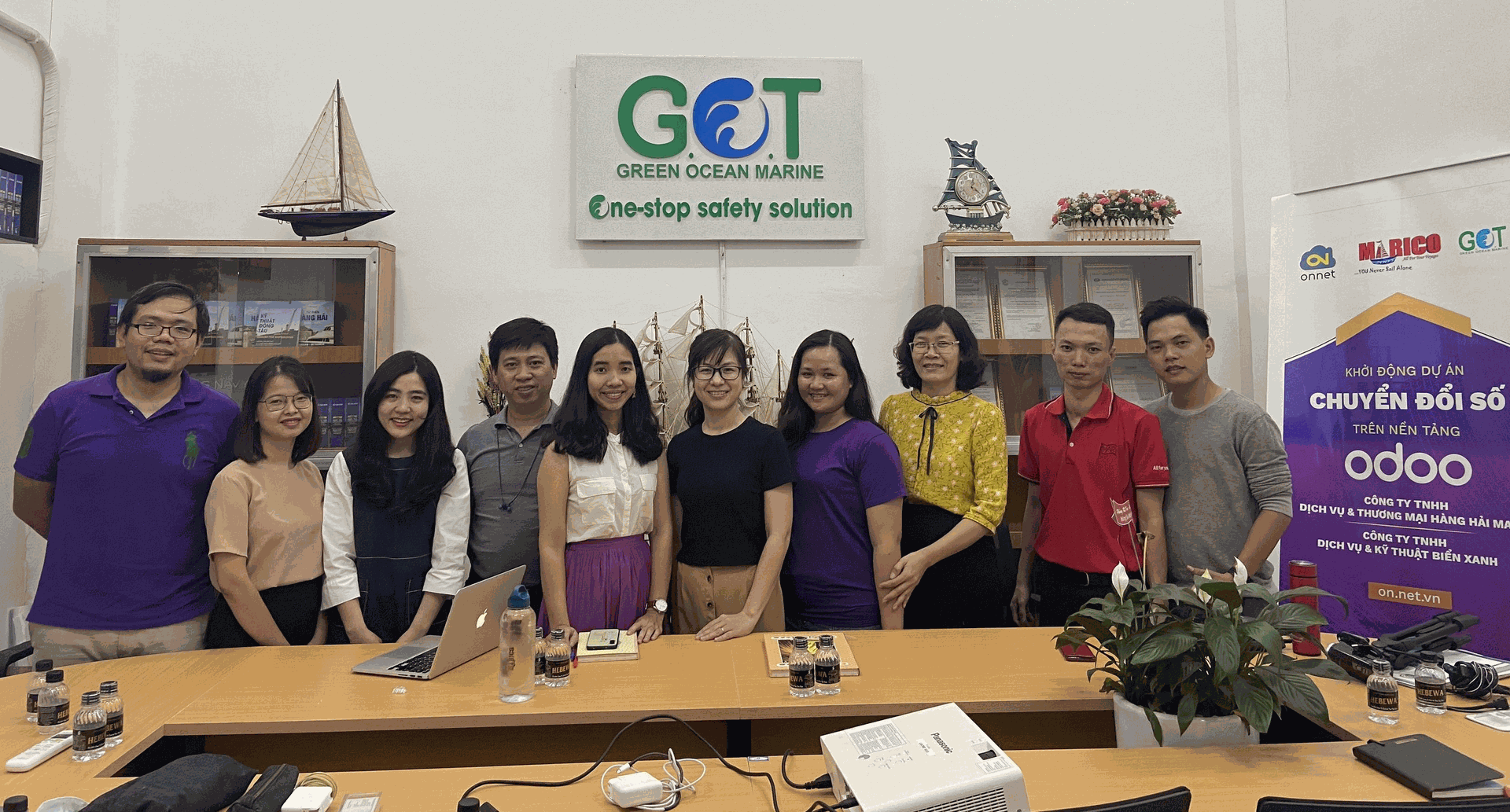 A1 Consulting từ vấn Marico triển khai các module Odoo gồm: CRM, Bán hàng, Mua hàng, Kho vận, Kế toán, Dự án, Thời gian biểu, Nhân viên