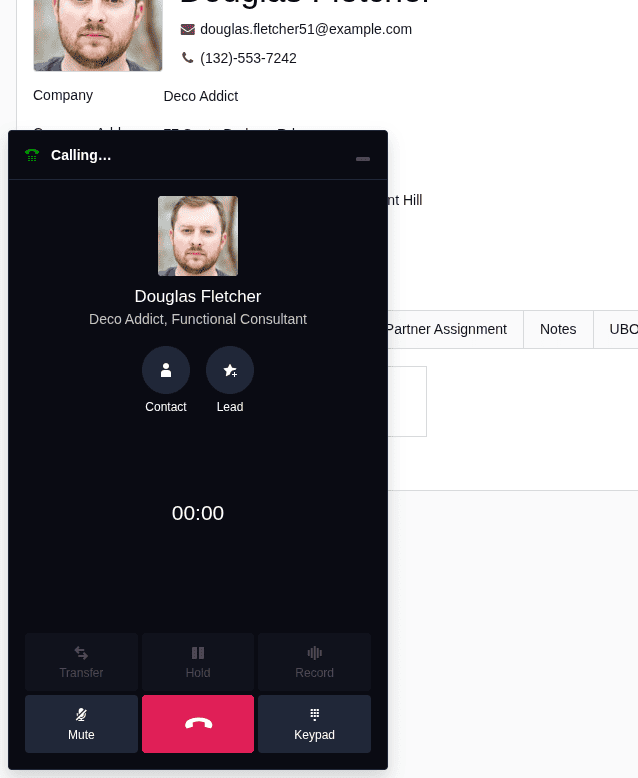 Có thể xem trước người gọi trong Odoo 19