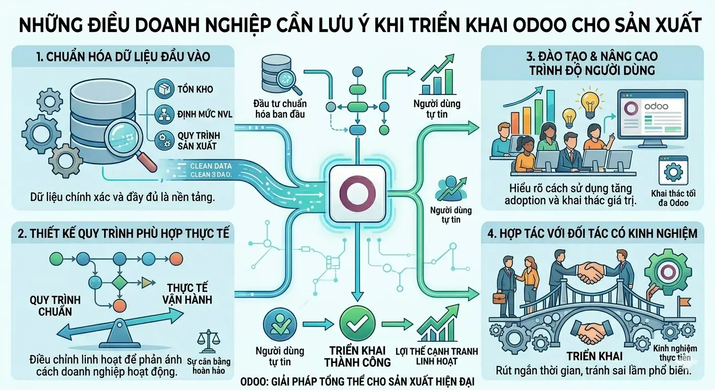 Lập kế hoạch sản xuất hiệu quả với Odoo