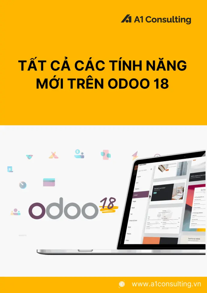 Ebook hướng dẫn sử dụng các tính năng Odoo 18